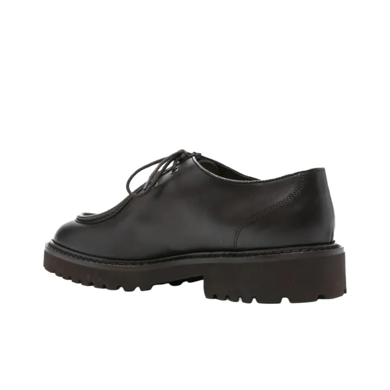 DOUCAL'S Leather Derby Shoes-3