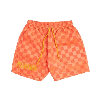 PLEASURES Casual Shorts Men Orange
