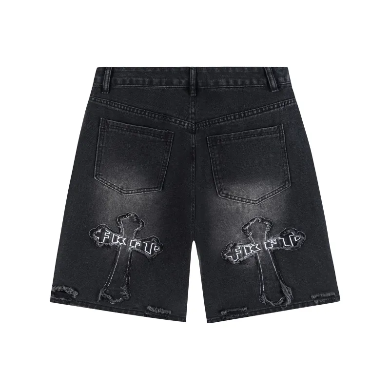 FKFT Denim Shorts Unisex-0