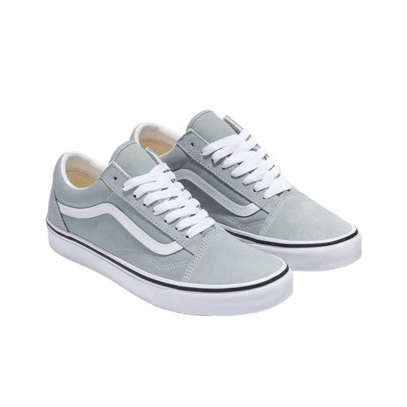 Vans Old Skool Low Top Skateboard Shoes Unisex Mint Green-1