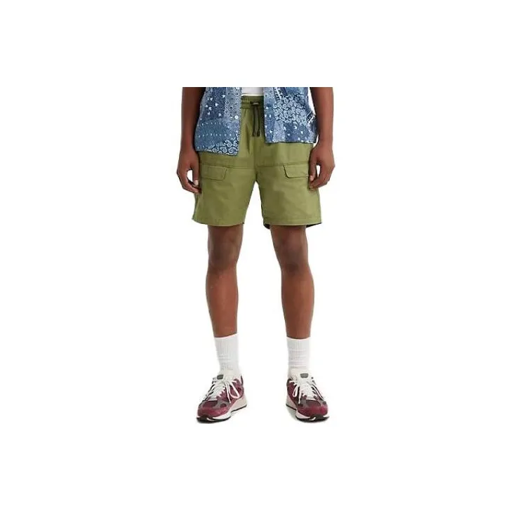 Levis Casual Shorts Men Green-0