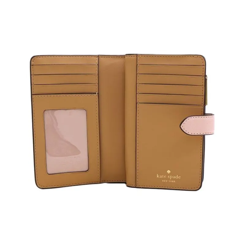 Kate Spade Leather Wallet Medium Size Women's Rose Smoke-2