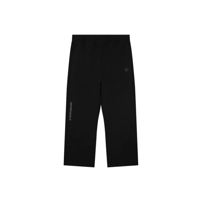 Aape Logo patch Straight Track Pants-0