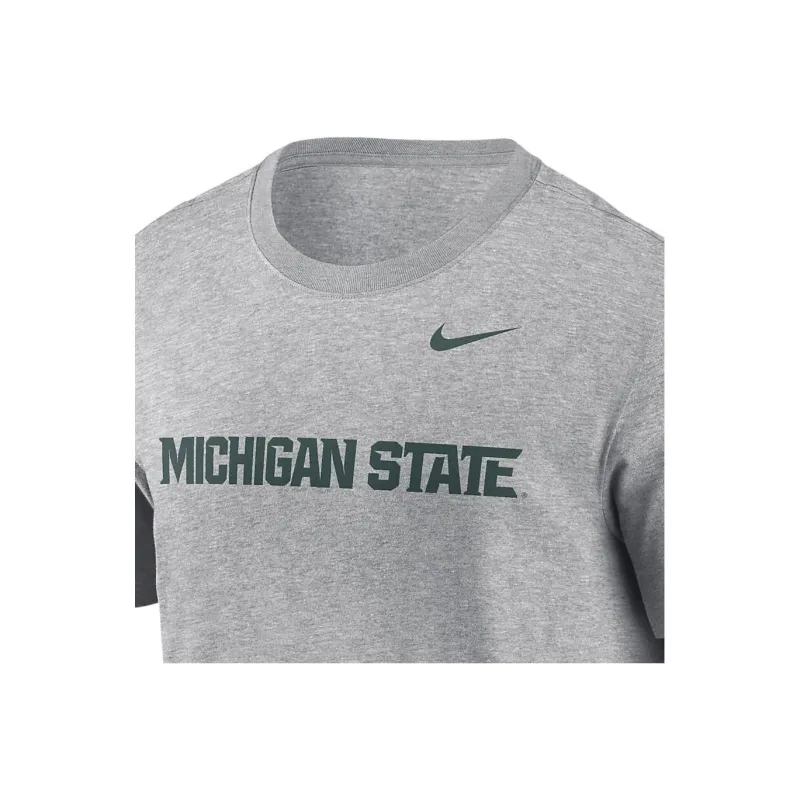 Nike Michigan State Spartans Primetime Wordmark Men's Nike College T Shirt-1