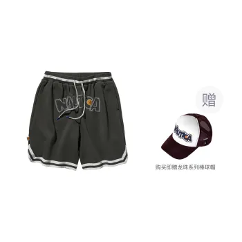 Nautica White Sail x LONGZHULIANMINGXILIE Knitted Fabric Casual Shorts Unisex