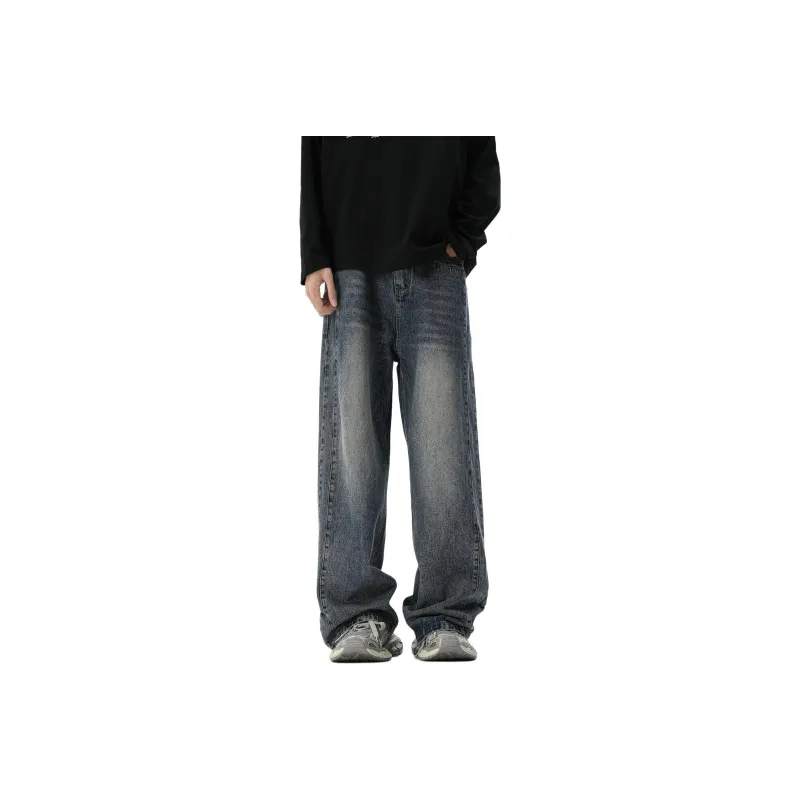 American Vintage Luxury Streetwear Multi Craft Design Versatile Jeans Unisex-6