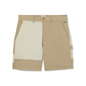 LACOSTE SS22 Fitted Shorts Summer Men's Khaki