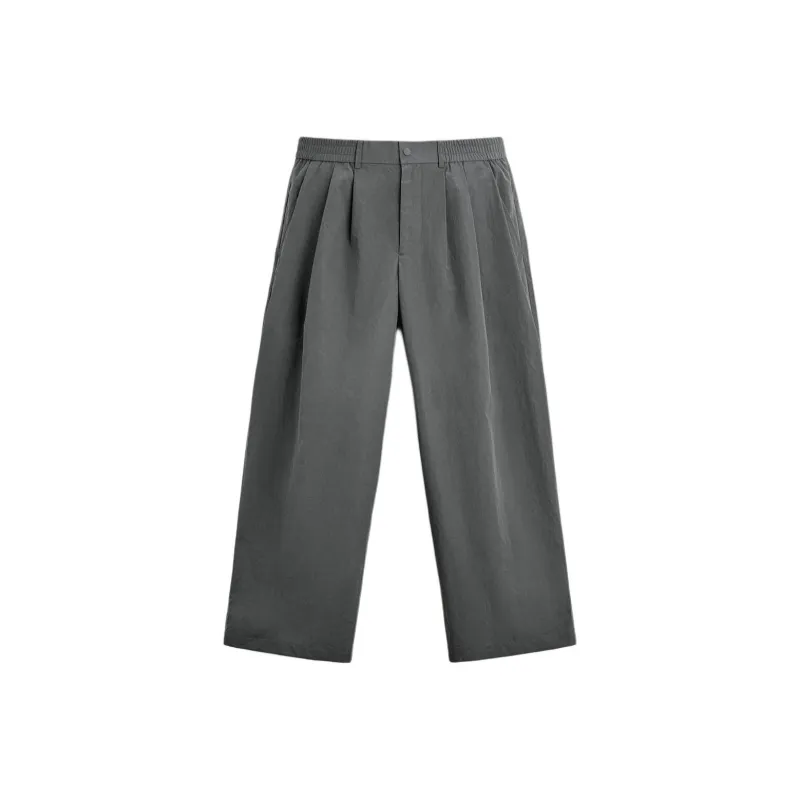 ZARA Casual Pants Men's Coal Gray-0
