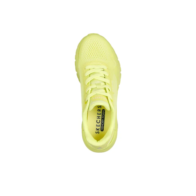 Skechers Uno Flex Spring On Air Anti Slip Wear Resistant Low Top Casual Shoes Women's Yellow-4