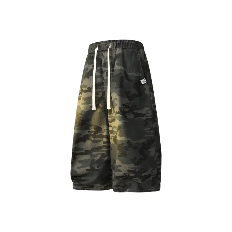 Supremo Cat Casual Pants Unisex Camouflage-0
