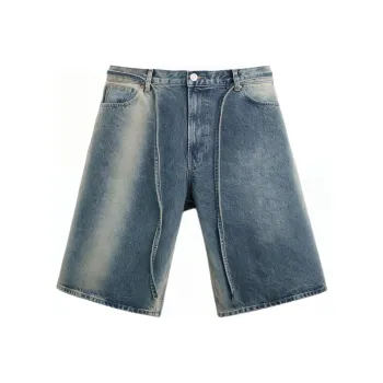 ZARA Denim Shorts Men Blue
