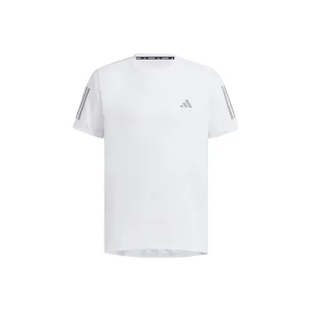 Adidas Own The RunClimacool COOLER T Shirt Men's White/Dark Silver Gray