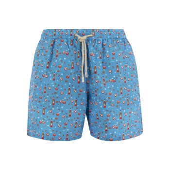 MC2 Saint Barth Pattern jacquard Swim Shorts