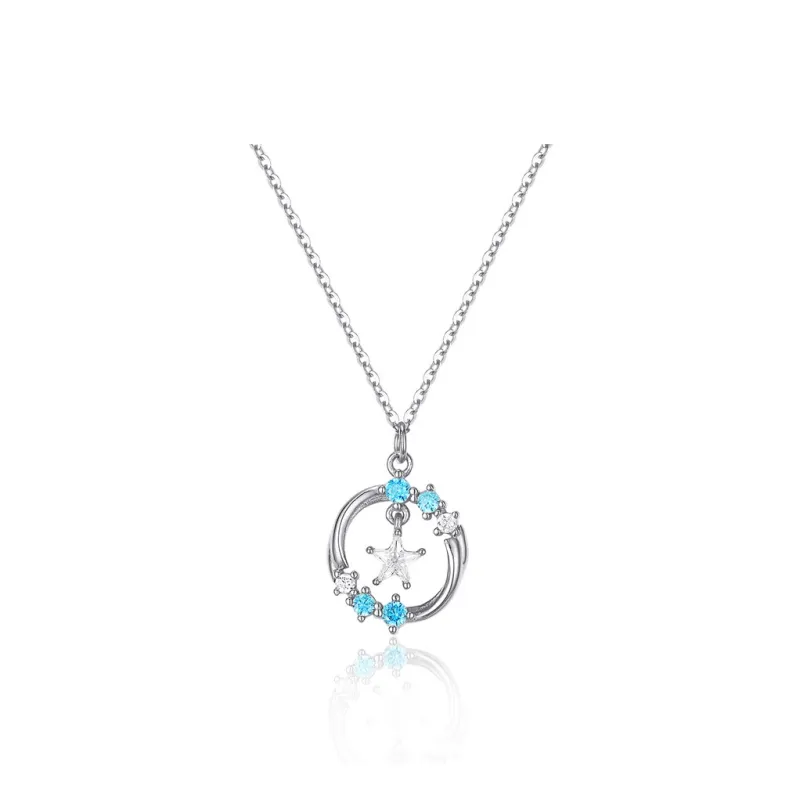OGDAID S925 Silver Necklaces Women's-4