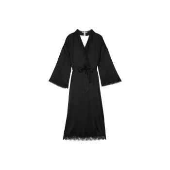 Victoria's Secret Sleep Robe Women's Black