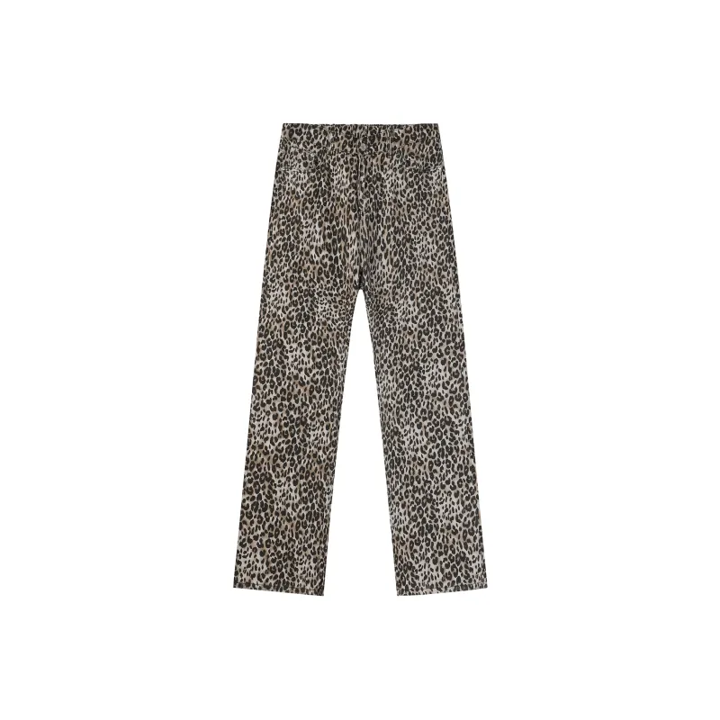 Michael Rock Jeans Men Leopard Print-0