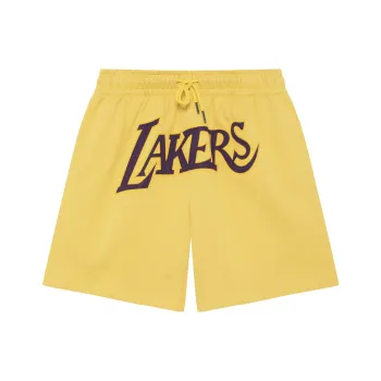 Mitchell Ness Casual Shorts Unisex Yellow