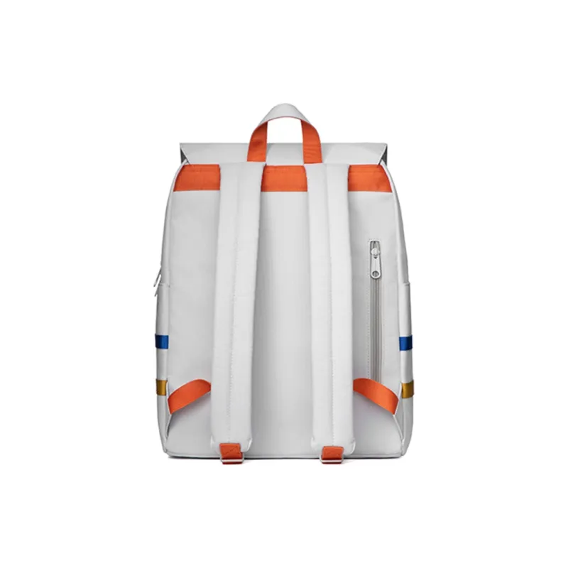 MR.ACE HOMME Polyester Laptop Bag Large Capacity Travel Backpack For Men Regular Unisex White-4