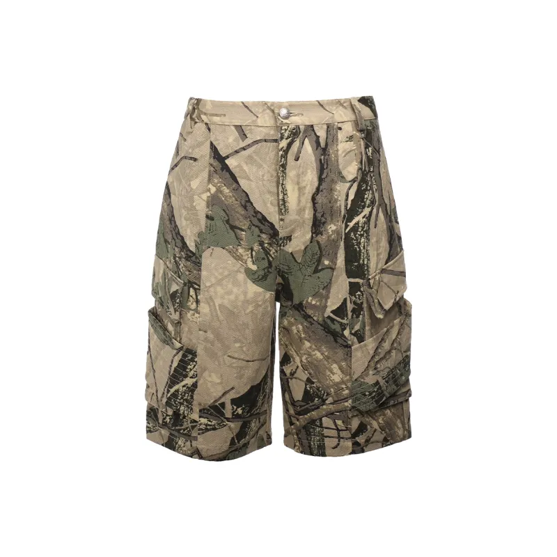 STK SMALL TOWN KID Cargo Shorts Unisex Camouflage-0