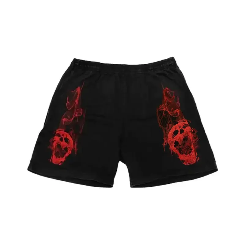 Revenge Casual Shorts Men Black-0