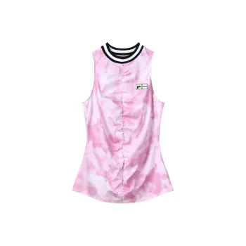 Msgm X FILA Tank Tops Women's Pink
