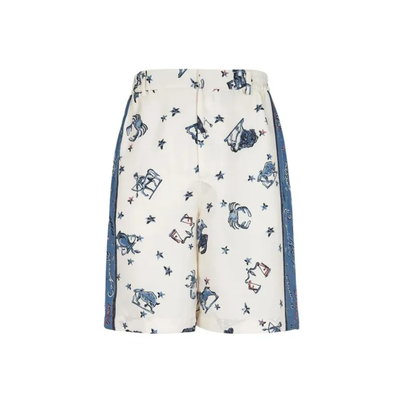 FENDI Astrology Motif Printed Bermuda Shorts-0