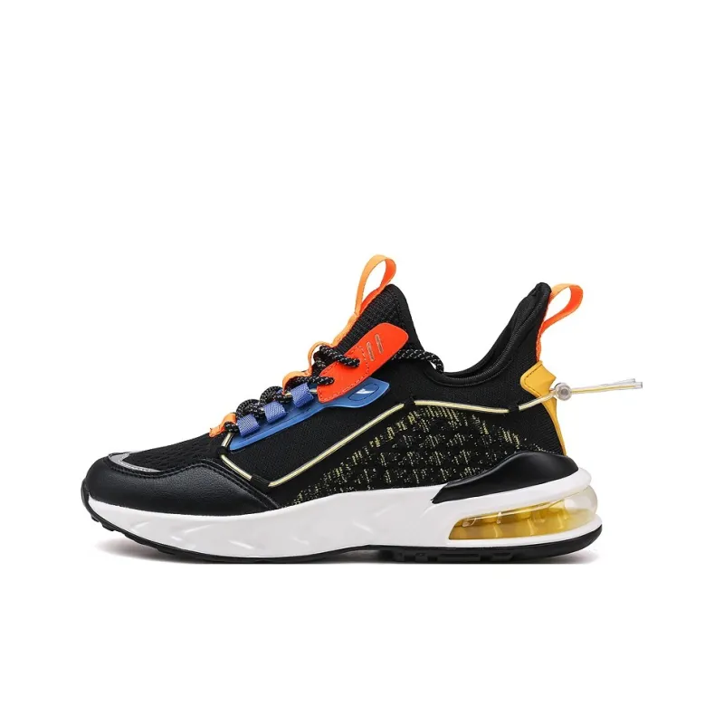 Kuding Running Shoes Men Low Top White Red/Black Yellow/Black Moon-6