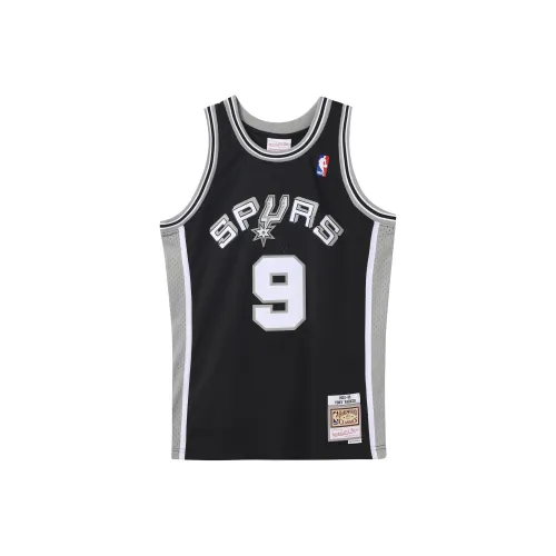 Mitchell & Ness Basketball Jerseys SW Fan Edition 01 02 Season San Antonio Spurs Parker Size 9 Men's Black