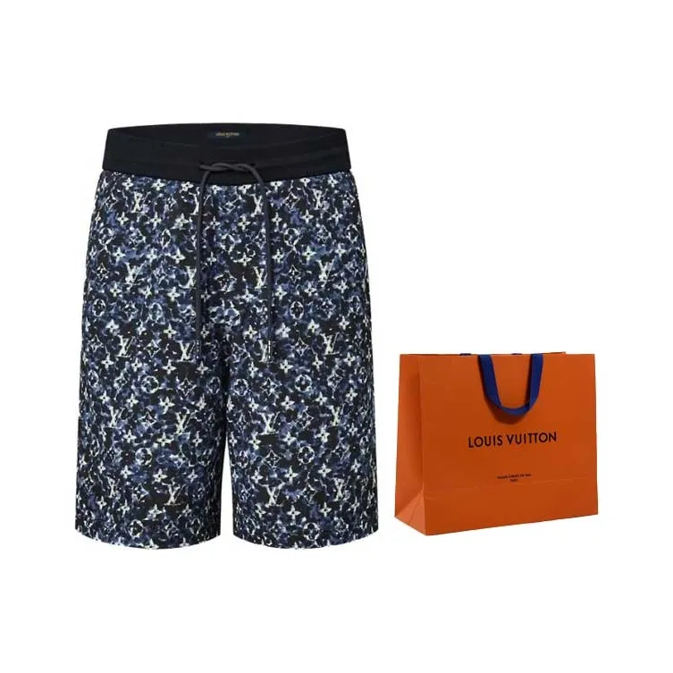 LOUIS VUITTON FW23 Casual Shorts Men's Blue-6