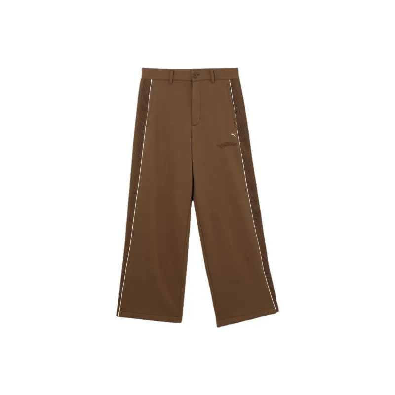PUMA x PHANTACi T7Knit PANTS Casual Pants Unisex Coffee-0