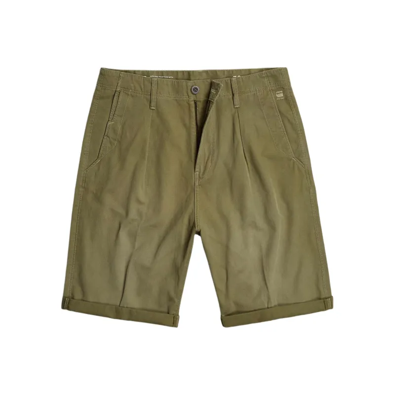 G STAR RAW Casual Shorts Men's Khaki Green-0