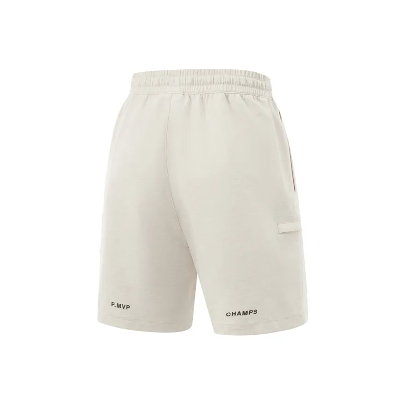 LiNing Basketball Collection Casual Shorts Men's Heather Gray Tile Gray-1