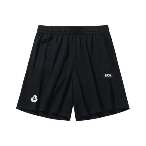 Anta Sports Life Collection Casual Shorts Unisex Basic Black