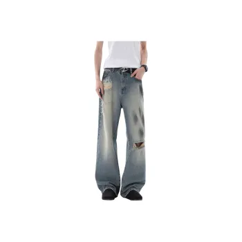 SXSY Jeans Unisex Vintage Blue