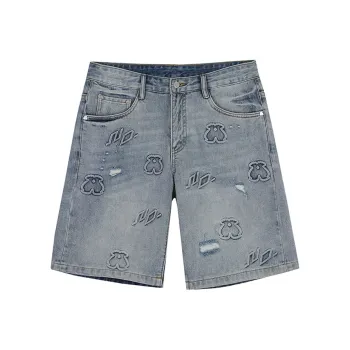 DAVID NAMAN Denim Shorts Men Blue