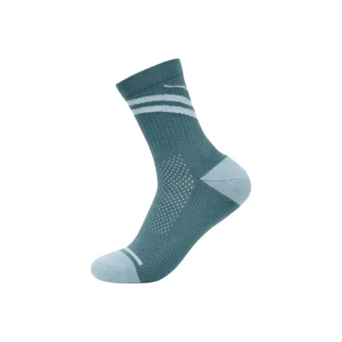 HOKA ONE ONE Mid Calf Socks Unisex 1 Pack Peacock Green