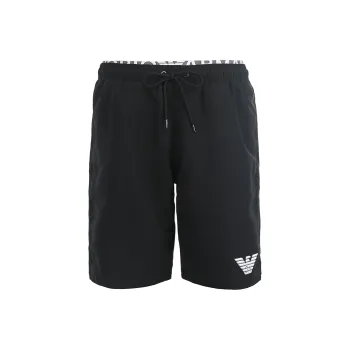 EMPORIO ARMANI Logo print Drawstring Swim Shorts