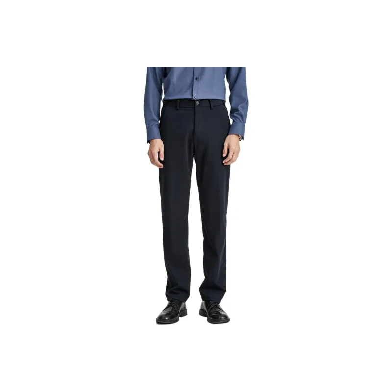 DIKENI Casual Pants Men's Dark Blue-0
