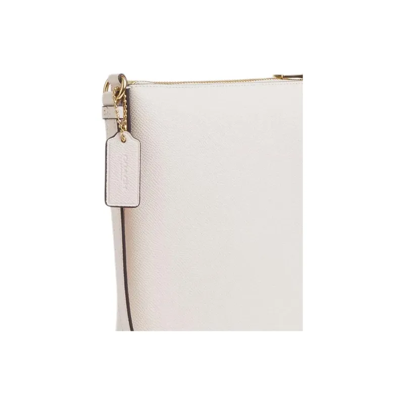COACH File Leather Document Bag Shoulder Bag Crossbody Bag Mini Women's Chalk White-4