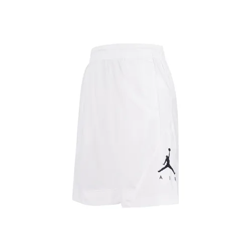 Jordan Men's Rise Striped Triangle Logo Pants White