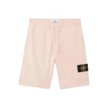 STONE ISLAND Logo Badge Bermuda Shorts