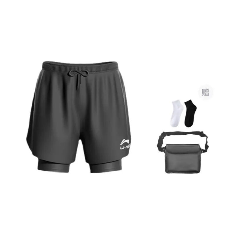 LiNing Swimming Shorts Men's Black-147