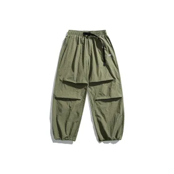 【dme】 Casual Pants Unisex Army Green