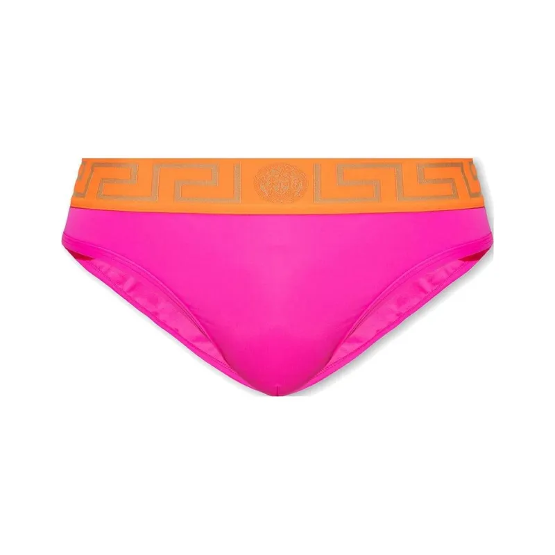 VERSACE Swimming Shorts Men Rose Red-0