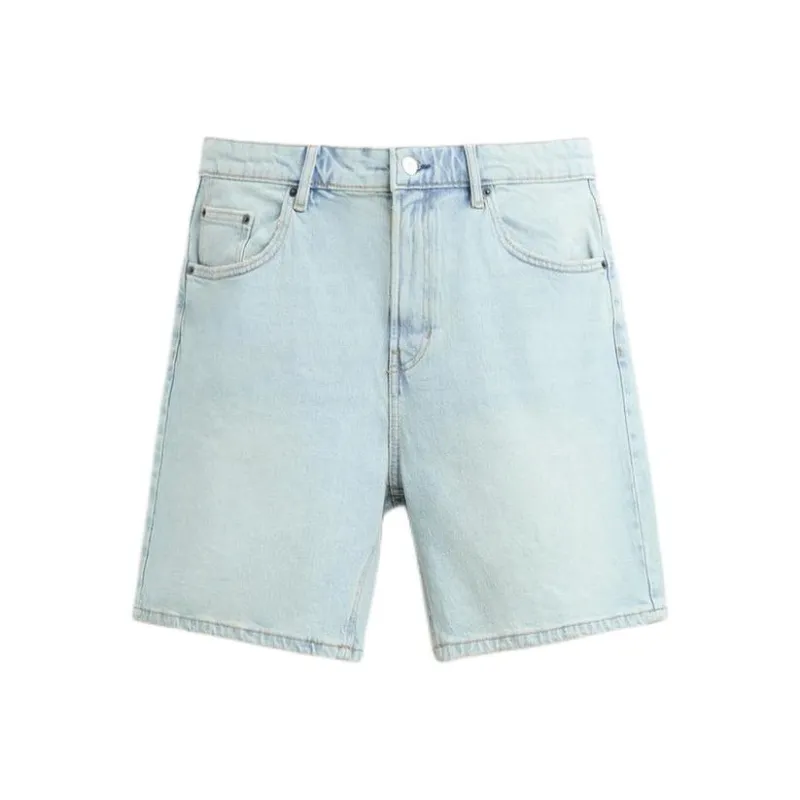 ZARA Denim Shorts Men's Light Blue-0