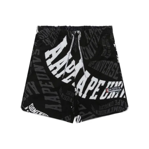 Aape Mix print Reversible Track Shorts