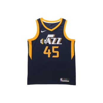 Nike X NBA Basketball Jerseys Men University Dark Blue/Sundial Yellow