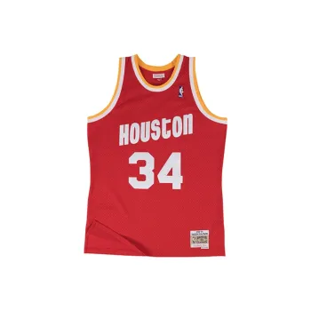Mitchell Ness Basketball Jerseys Men Red