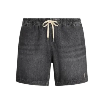 Polo Ralph Lauren 5.5-Inch Polo Prepster Denim Short Denim Shorts Men's Dark Blue
