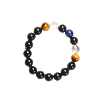 TIANTAISHAN Natural Obsidian Bracelets Unisex
